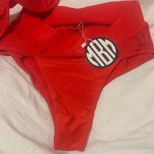 MBM Women's Red Bikini Set